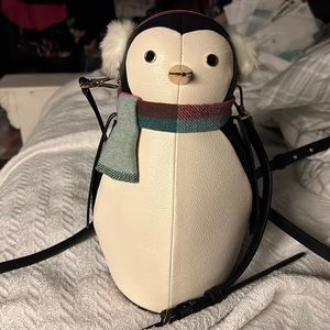 ♠️kate spade Morty Penguin Crossbody Bag Pebbled Leather